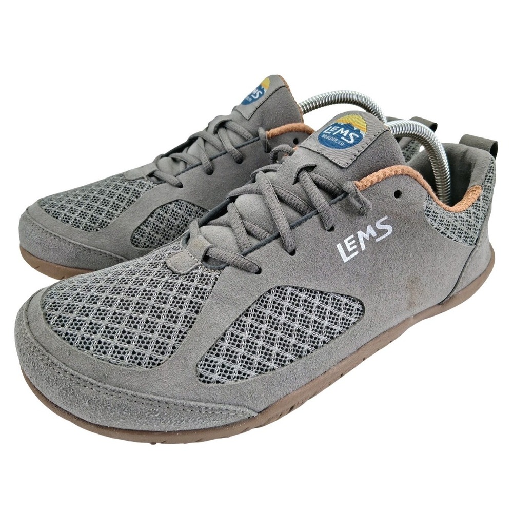 Lems Primal 2 Shoes Mens Size 9 Gray Minimalist Barefoot Running Sneakers